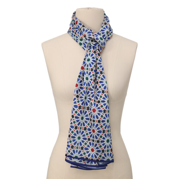 Pañuelo Qamar, Poly Satin, 180 x 65 cm