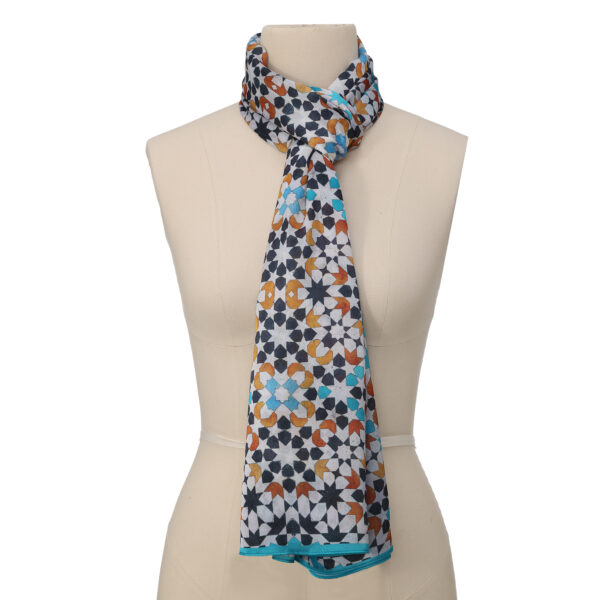 Pañuelo Husn, Poly Satin, 180 x 65 cm