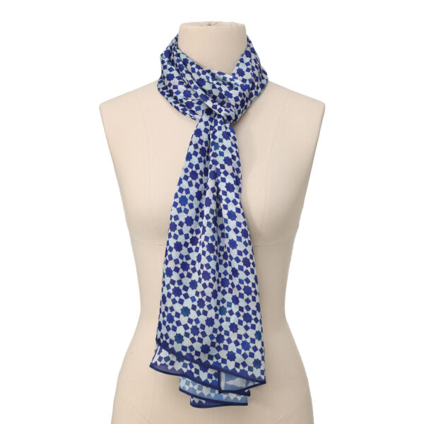 Pañuelo Zukhruf, Poly Satin, 180 x 65 cm