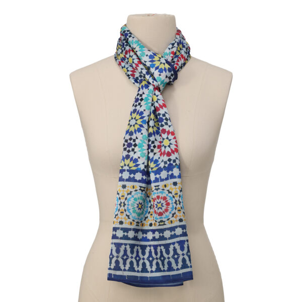 Pañuelo Mithal, Poly Satin, 180 x 65 cm