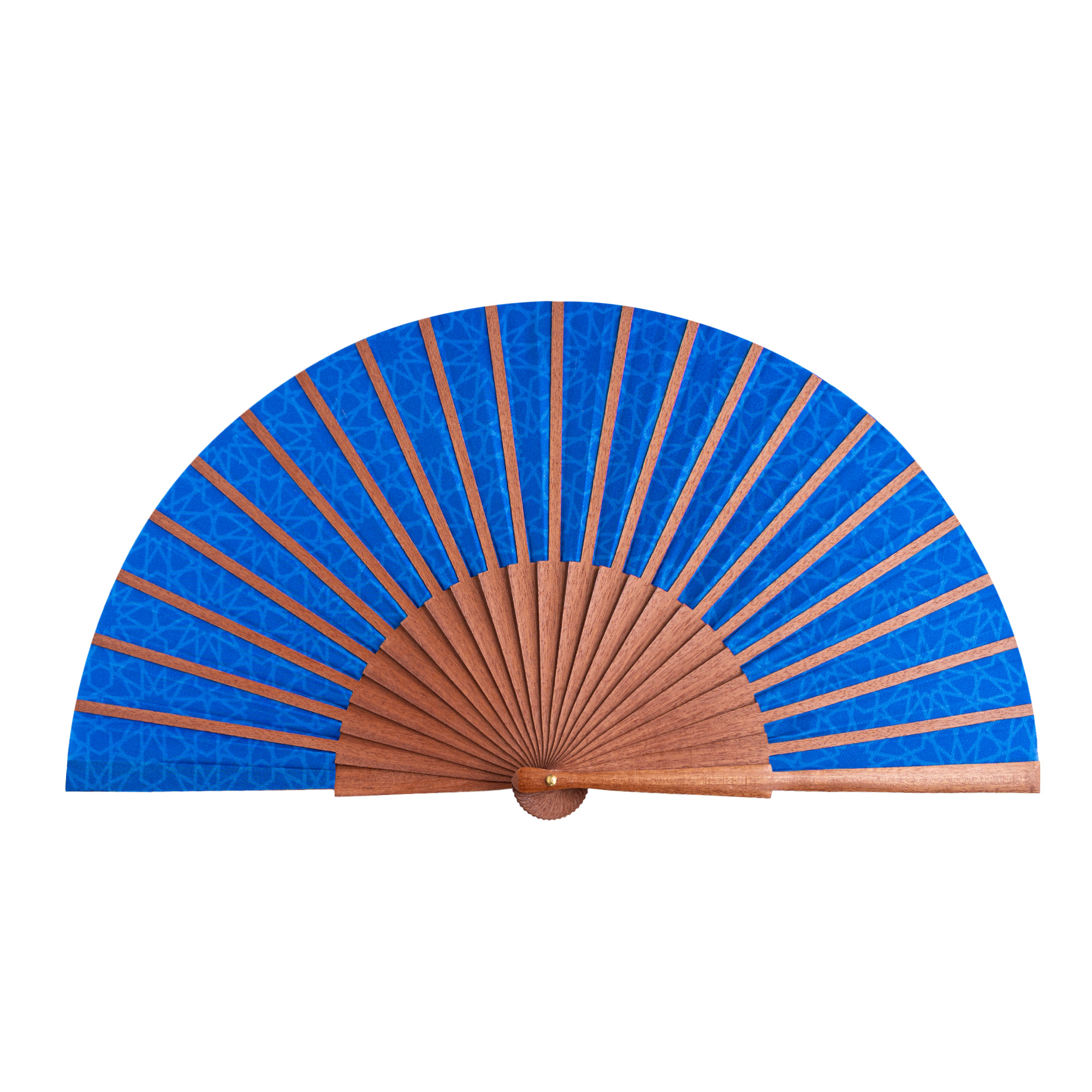 Dalila Blue Silk Hand Fan