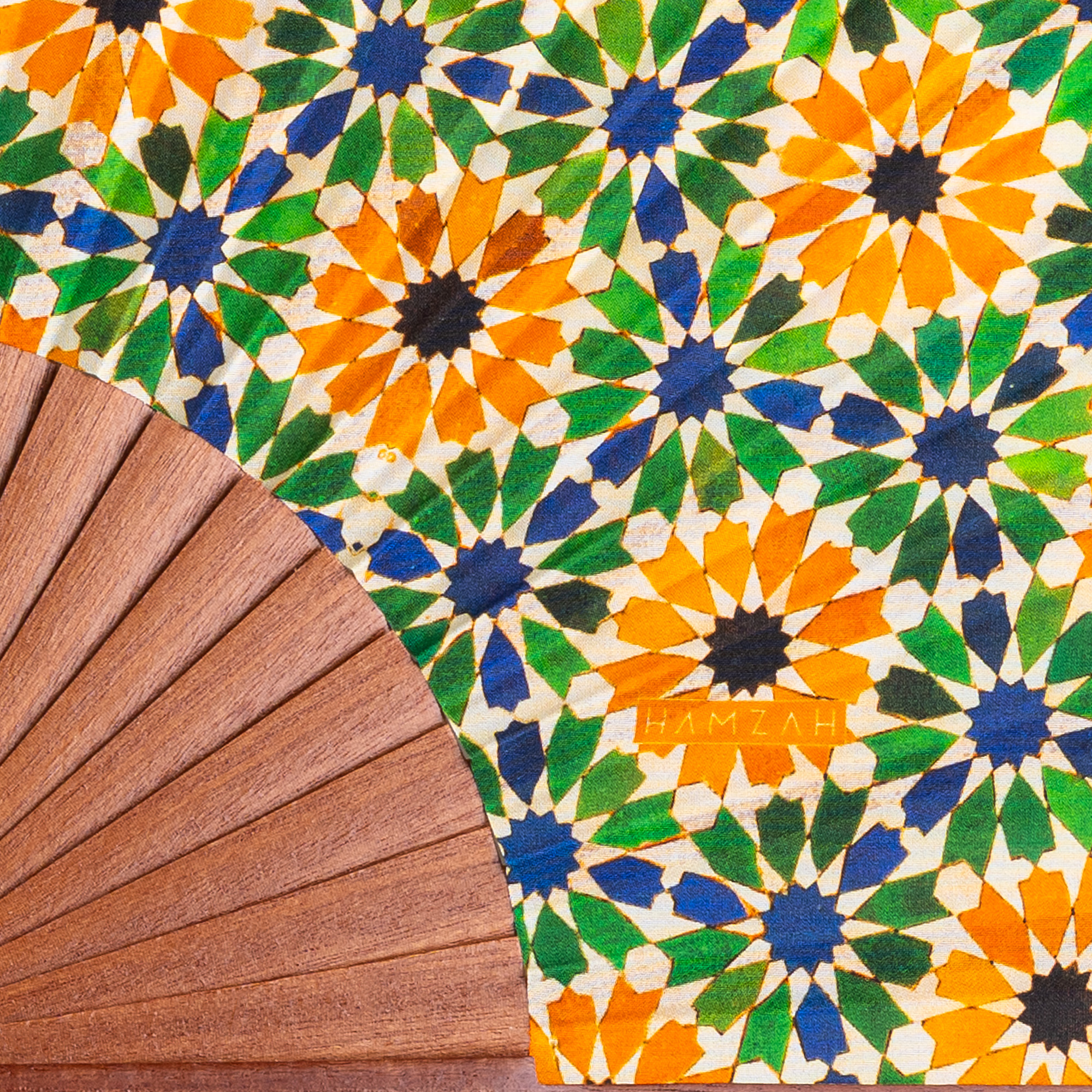 Nur Silk Hand Fan