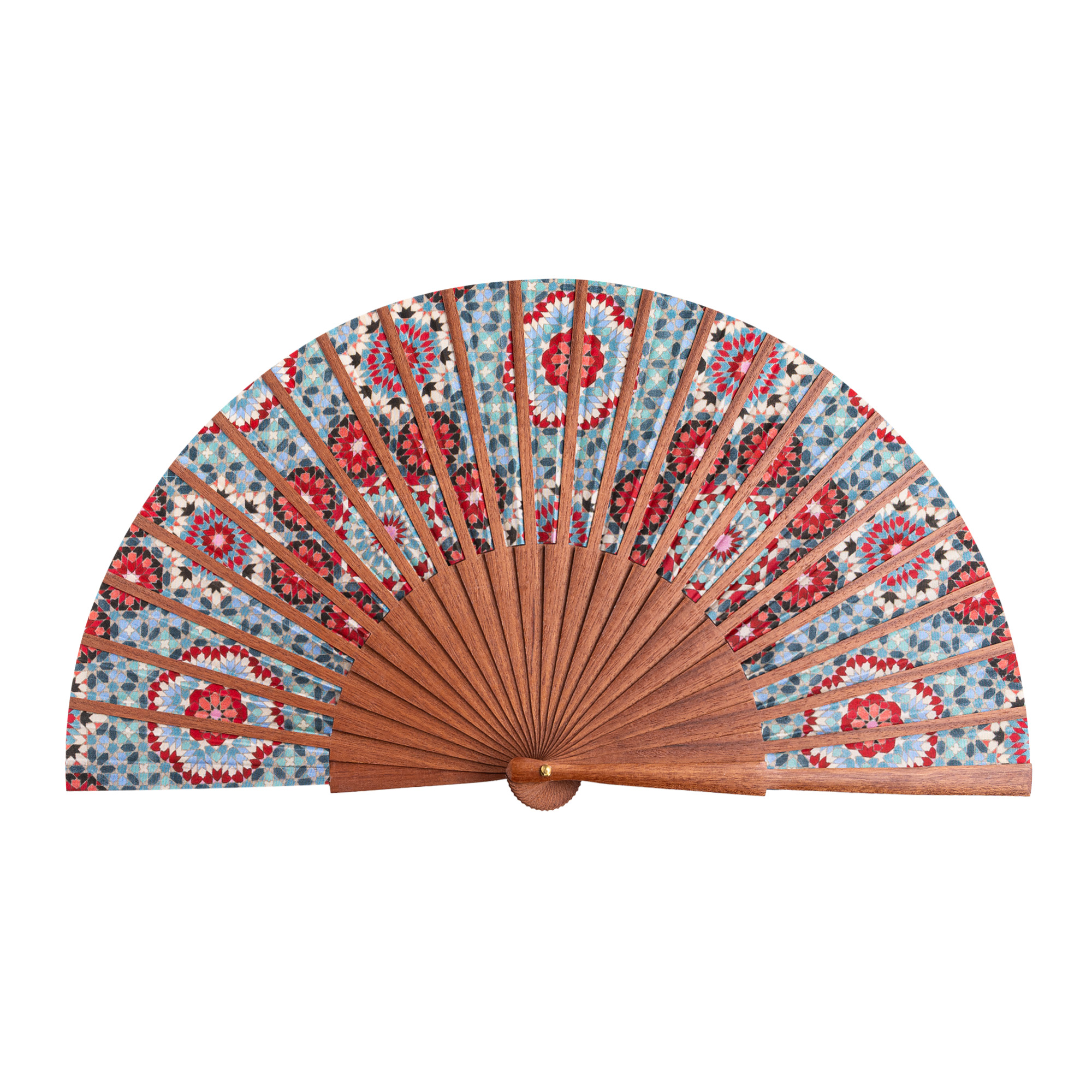 Baraka v1 Silk Hand Fan 23 cm