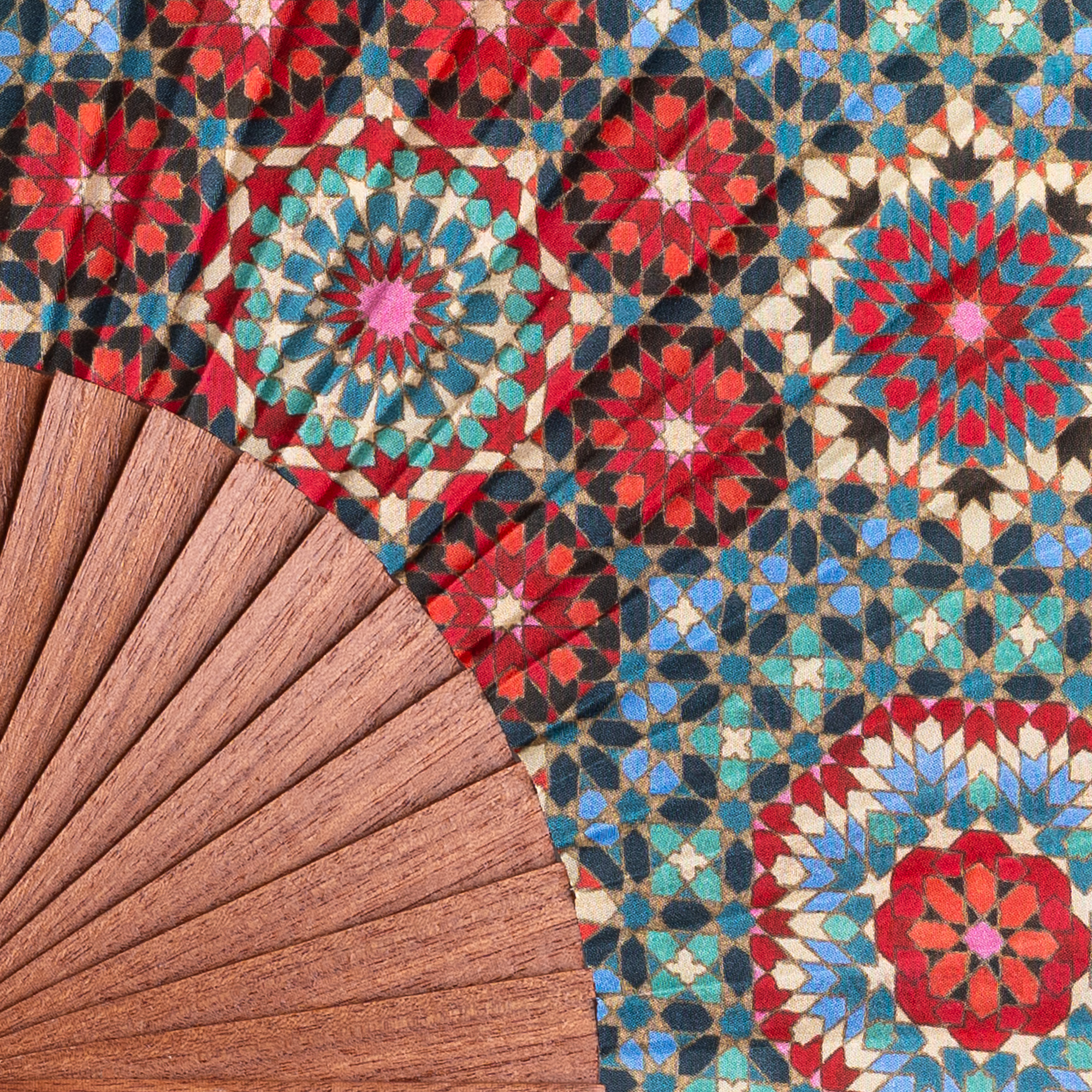 Baraka v1 Silk Hand Fan 23 cm