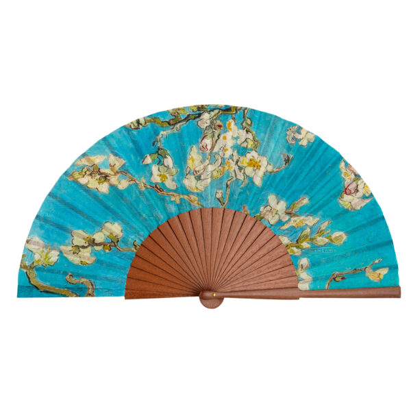 Abanico de Seda Delphine 23 cm