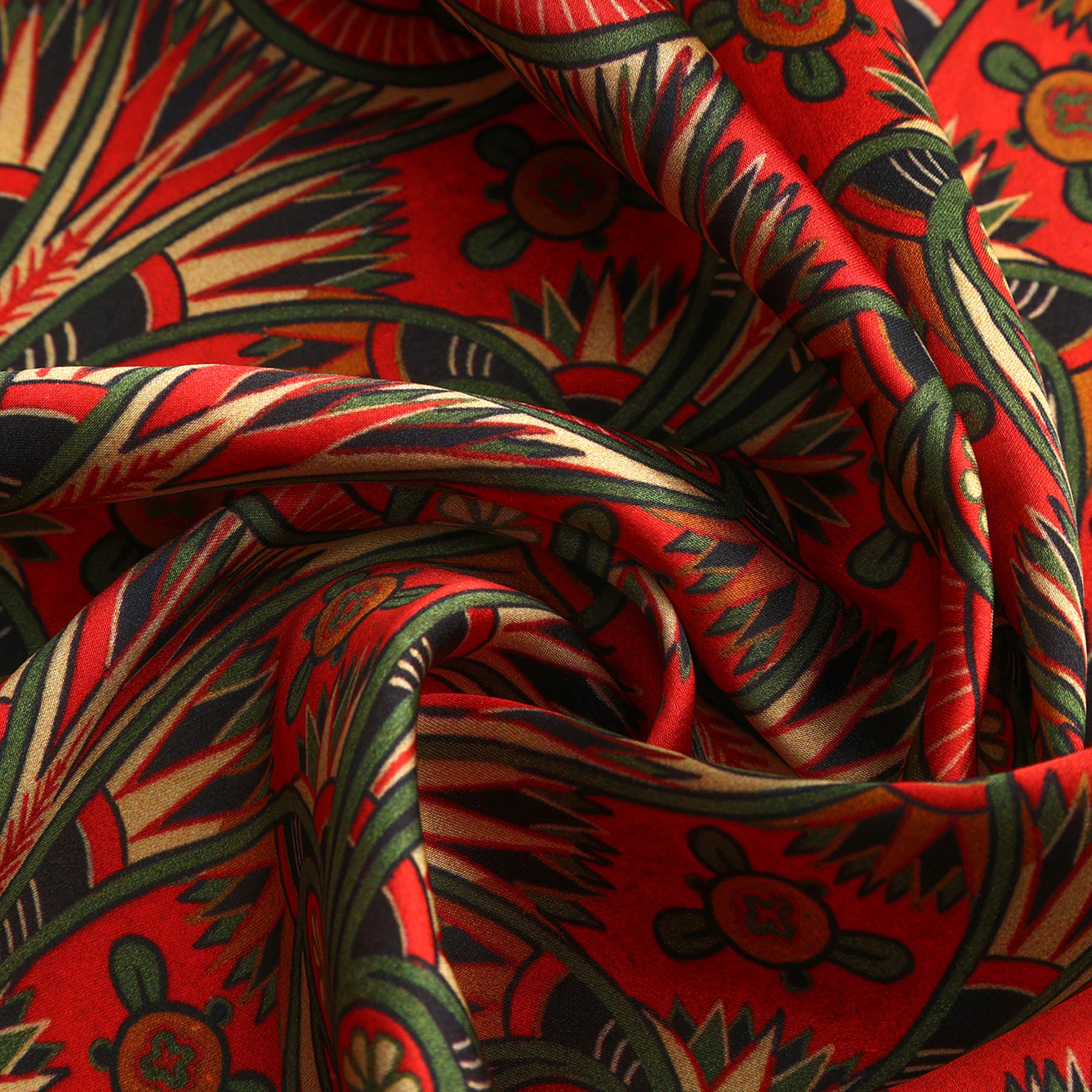 Pañuelo Seda Satin Azteca