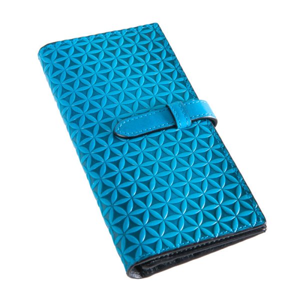 Billetera Freila Flor Azul