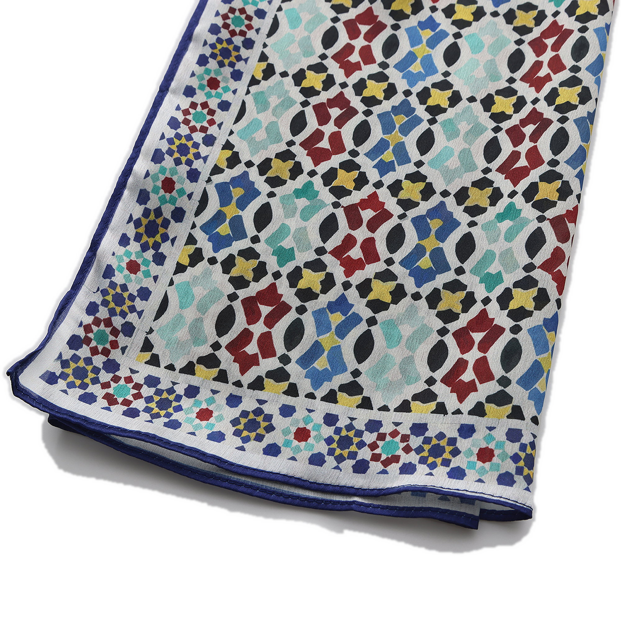 Pañuelo Zahira, Poly Satin, 180 x 65 cm — detalle del tejido 5