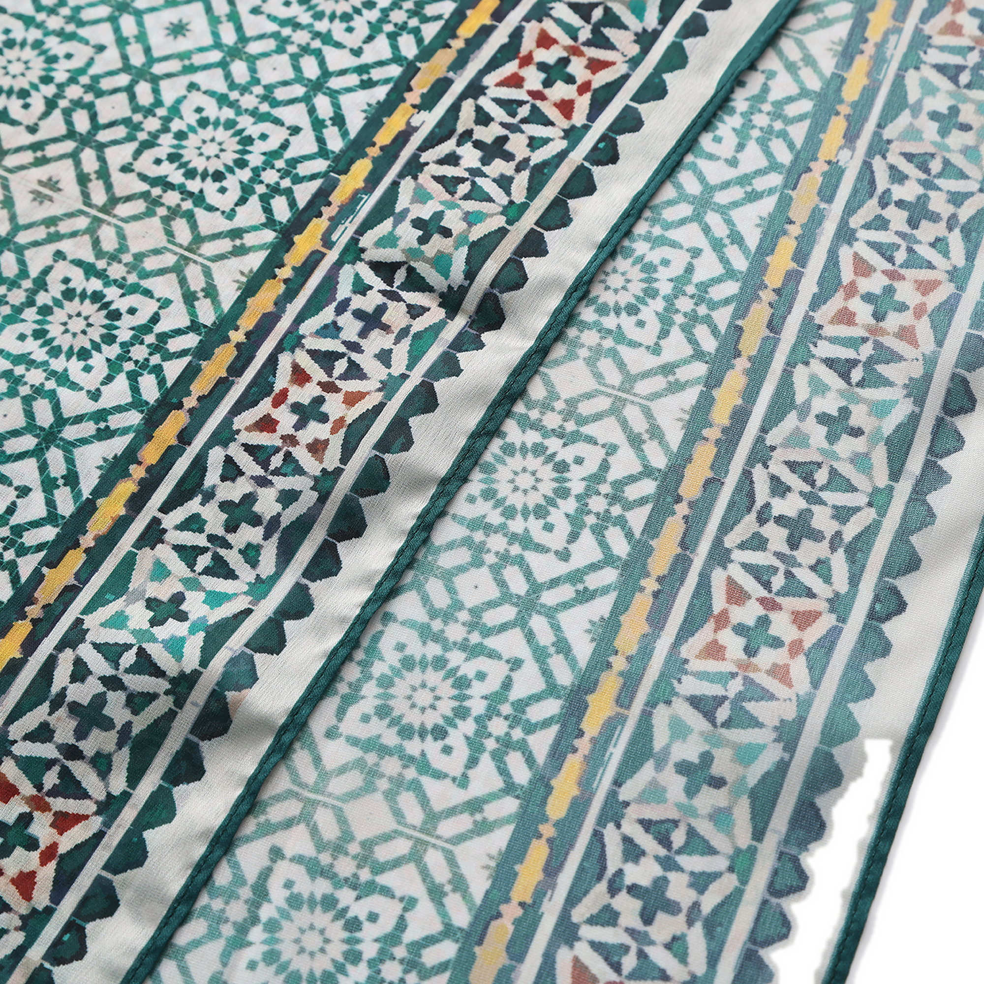 Pañuelo Azahar, Poly Satin, 180 x 65 cm — detalle del tejido 3