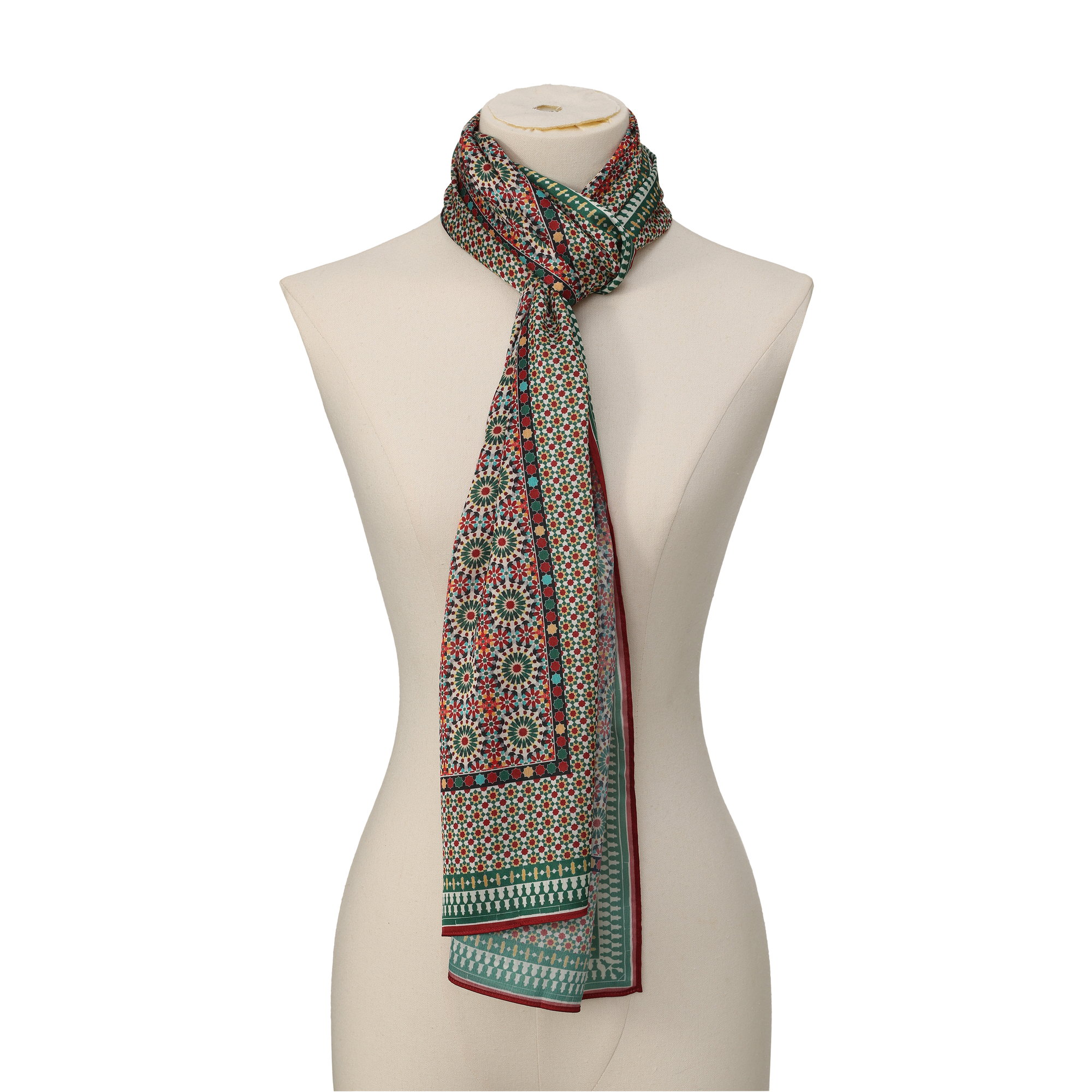 Pañuelo Zubaida, Poly Satin, 180 x 65 cm — vista 1