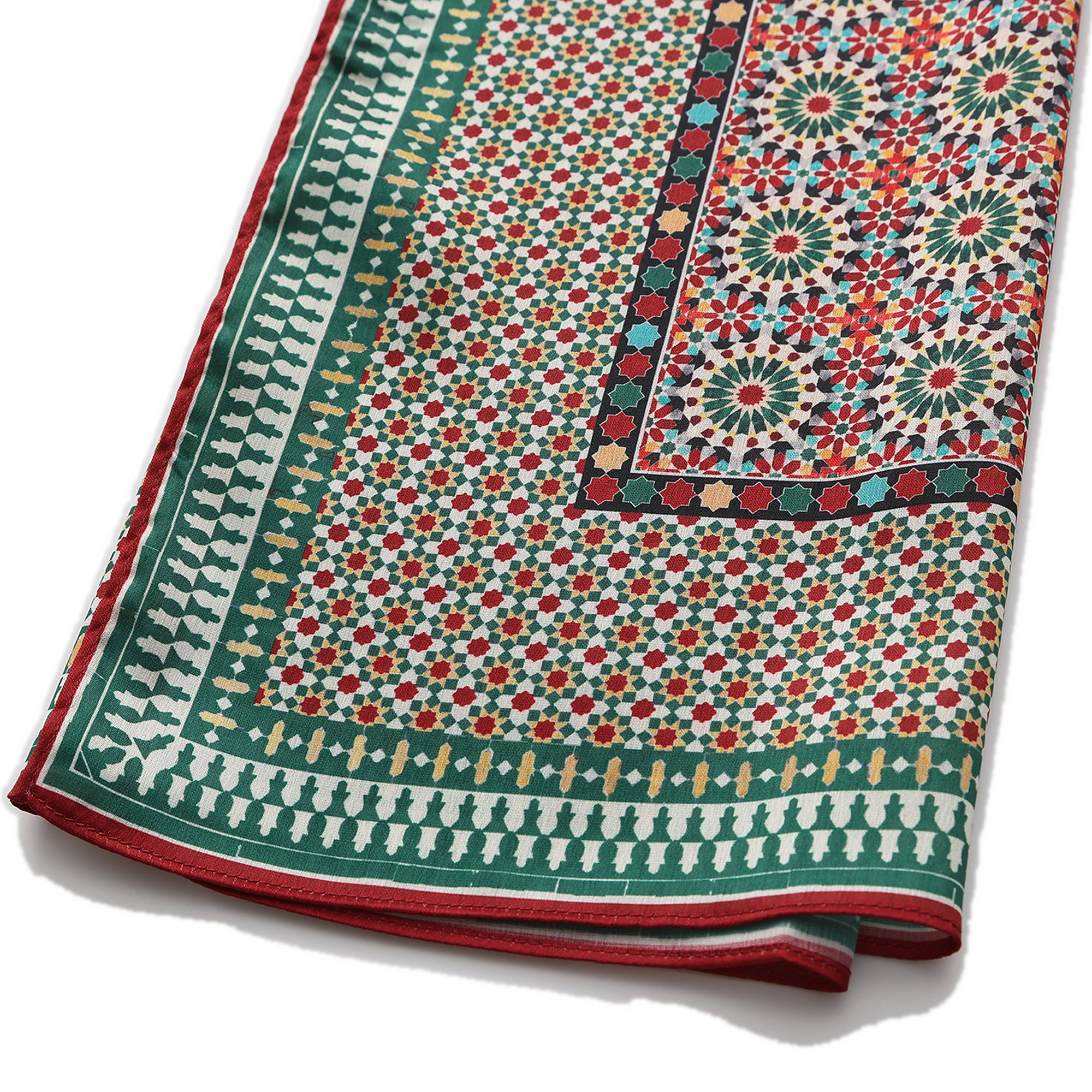 Pañuelo Zubaida, Poly Satin, 180 x 65 cm — detalle del tejido 5