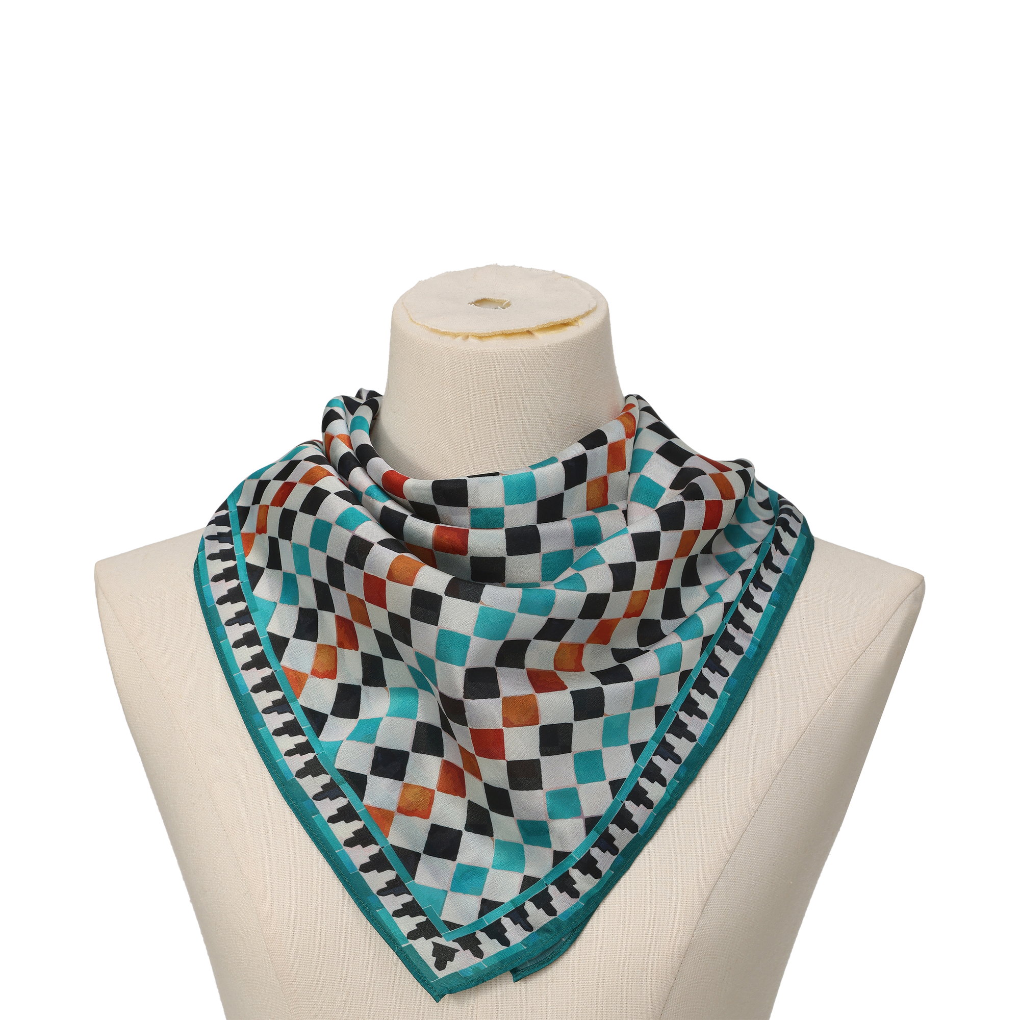 Pañuelo Amira, Poly Satin, 70 x 70 cm