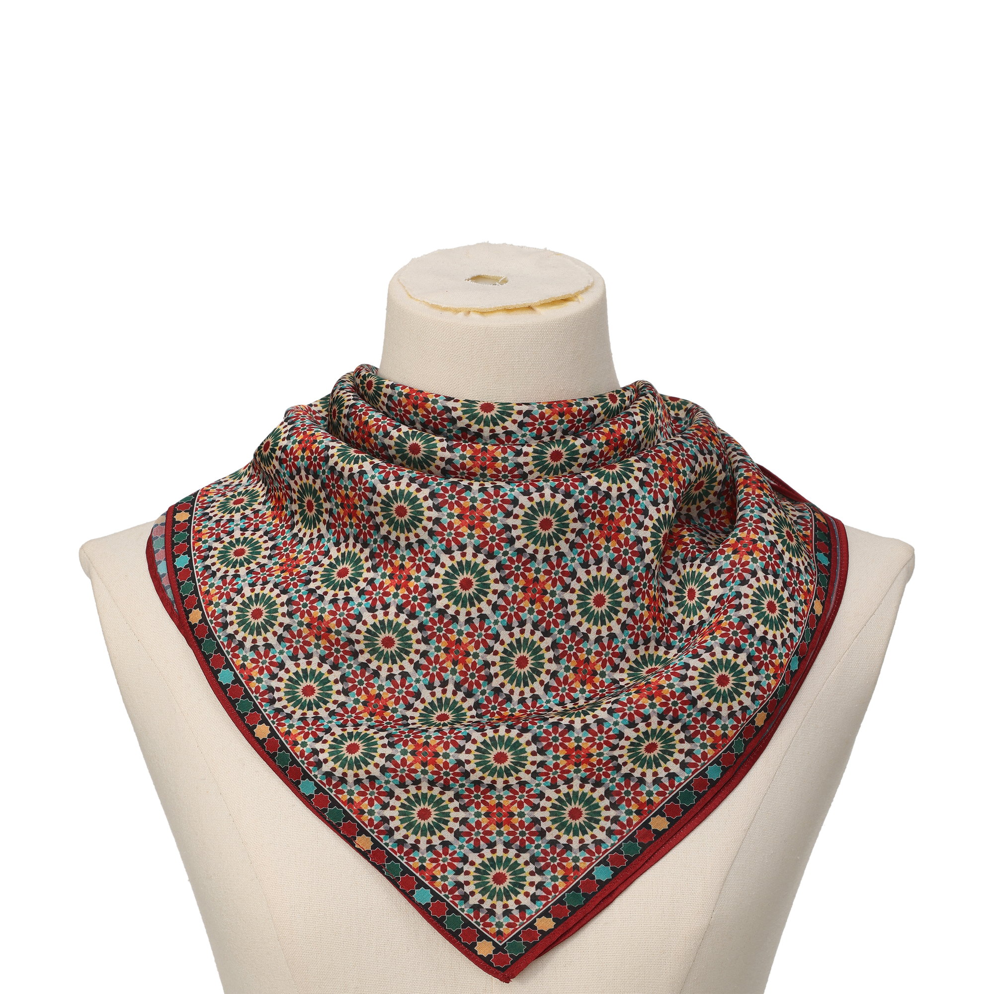 Pañuelo Zubaida, Poly Satin, 70 x 70 cm