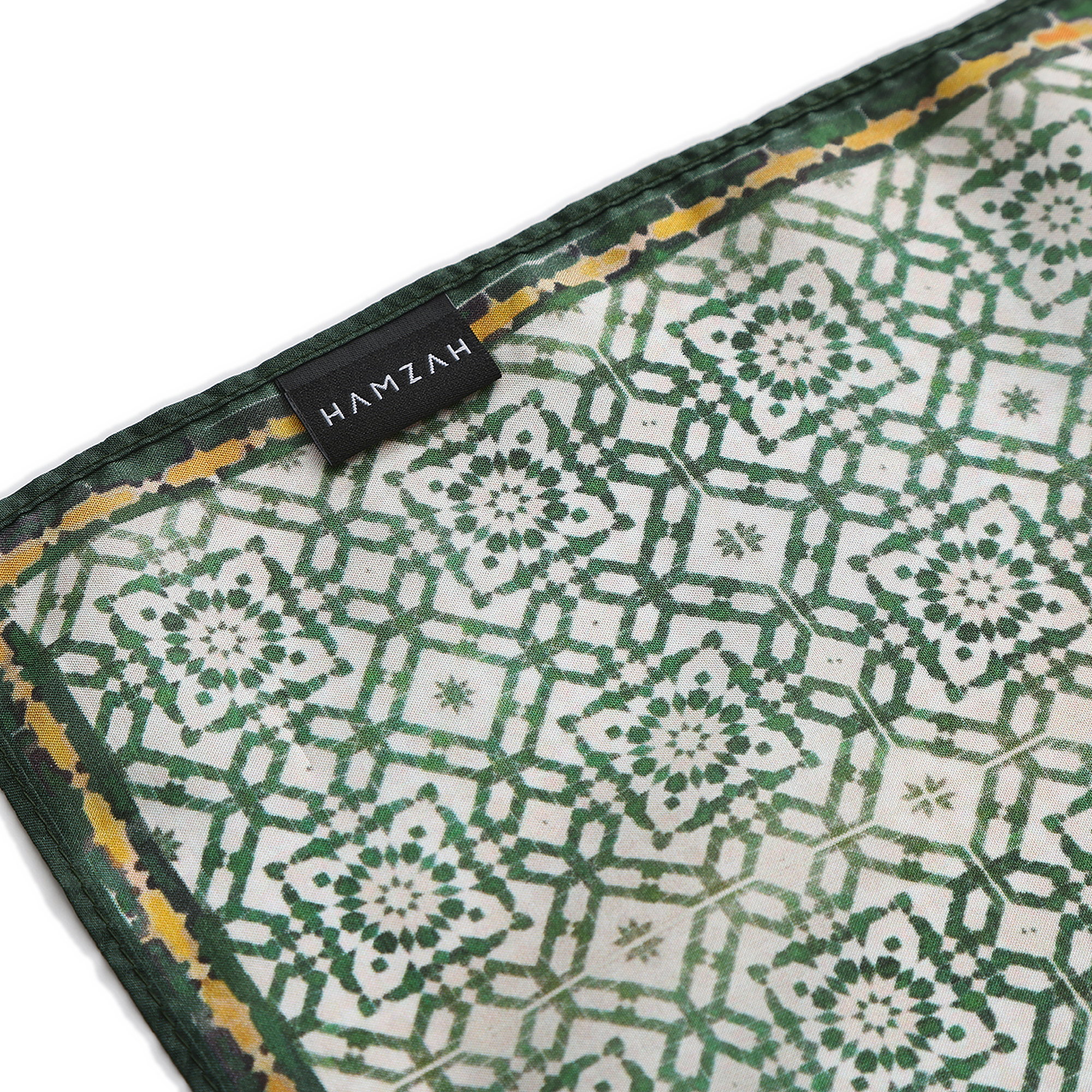 Pañuelo Cuadrado Seda Azahar — detalle del tejido 4